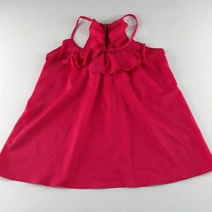 Charlotte Russe Pink Ruffle Top